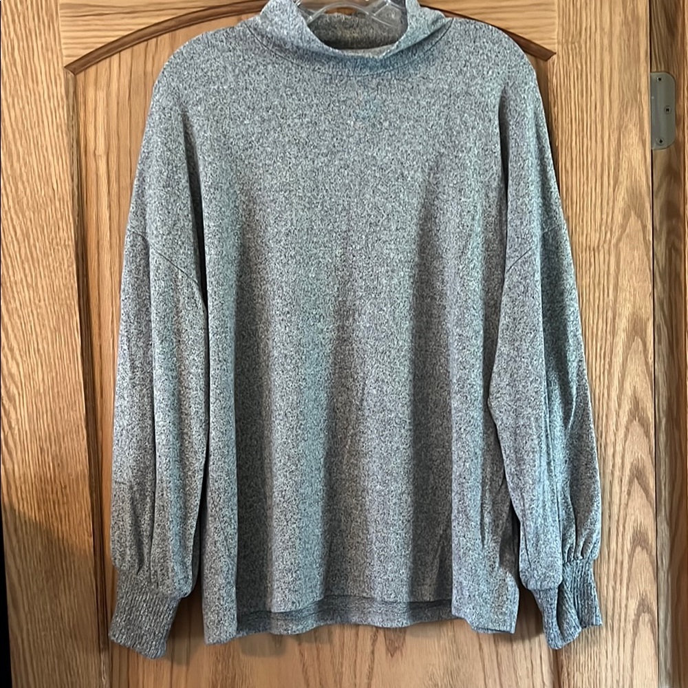 Maurices Gray Turtleneck Sweater with Soft Knit